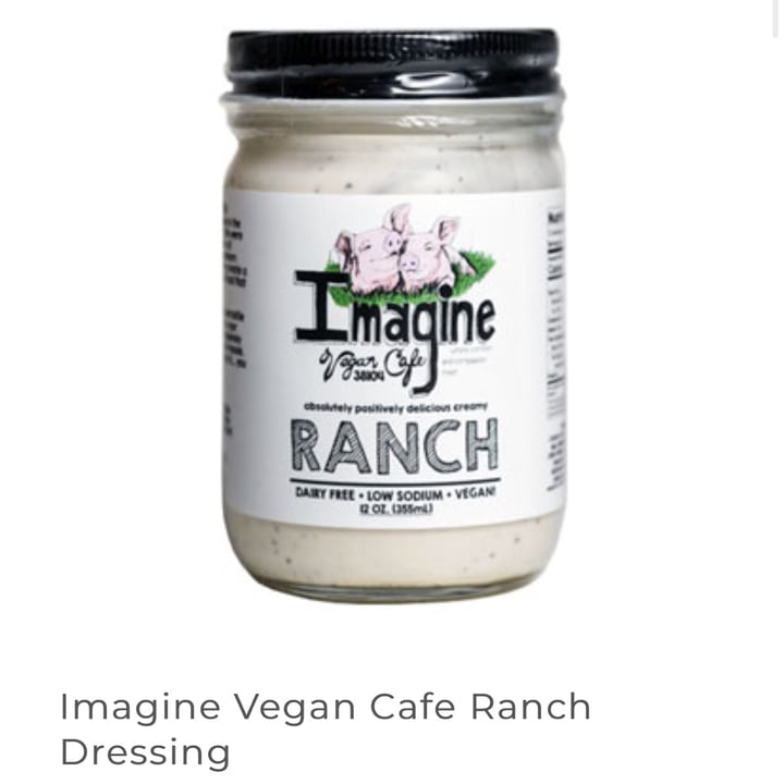 photo of Imagine vegan cafe Imagine Ranch dressing shared by @thedarktower on  10 May 2022 - review