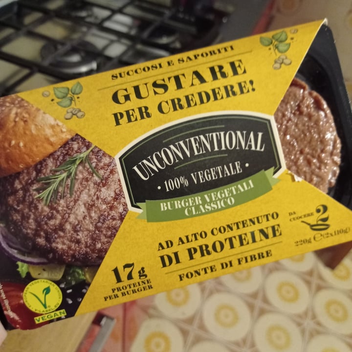 photo of Unconventional Burger Vegetale Classico - Classic Burger shared by @giotz on  06 Sep 2022 - review