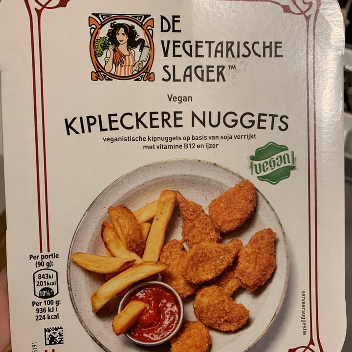 photo of De vegetarische slager Kipleckere nuggets - Poulicieux nuggets shared by @federicalombardi on  04 Apr 2022 - review