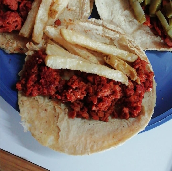 photo of A darle, que es taco vegano Taco De Chorizo shared by @naynaynay on  25 Oct 2021 - review