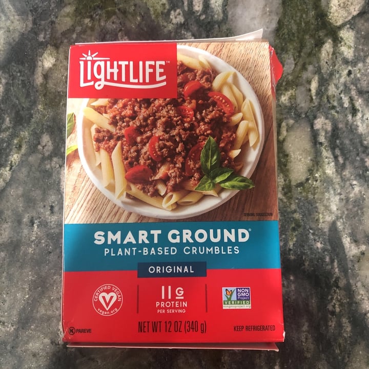 photo of Lightlife Smart Grounds Plant Based Crumbles Original shared by @richardsontina on  27 May 2020 - review