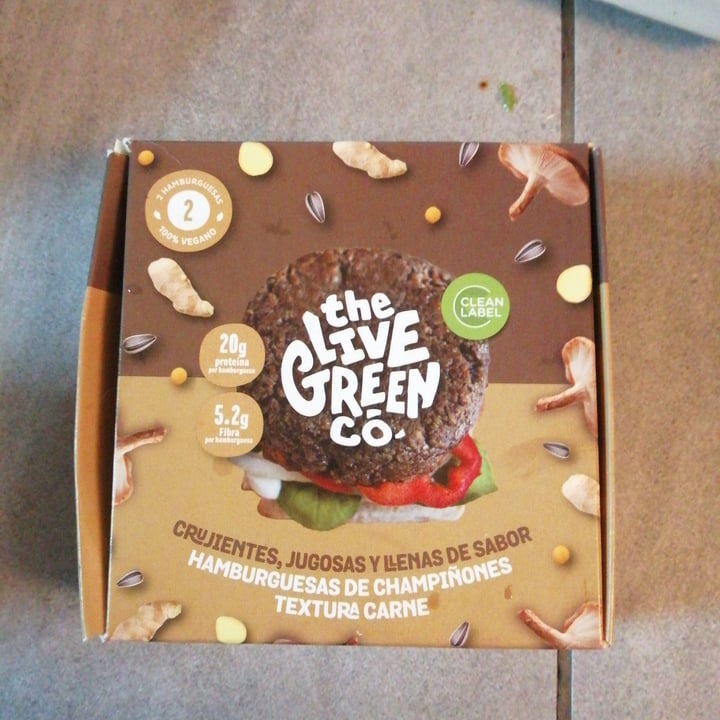 review photo of The Live Green Co Hamburguesa congelada - Textura carne shared by @angy- on 10 May 2022 - review