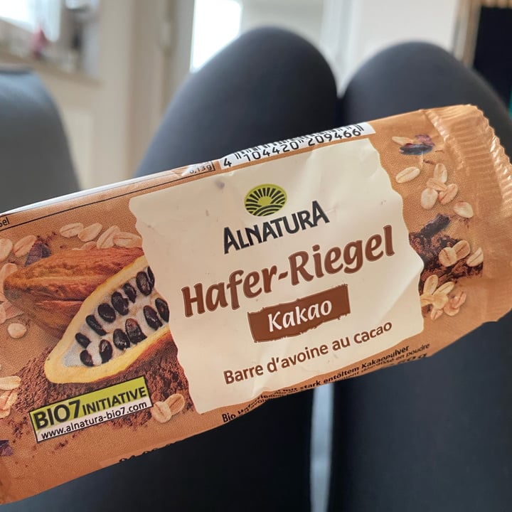 photo of Alnatura Hafer-Riegel Kakao shared by @joyveg on  02 Dec 2021 - review