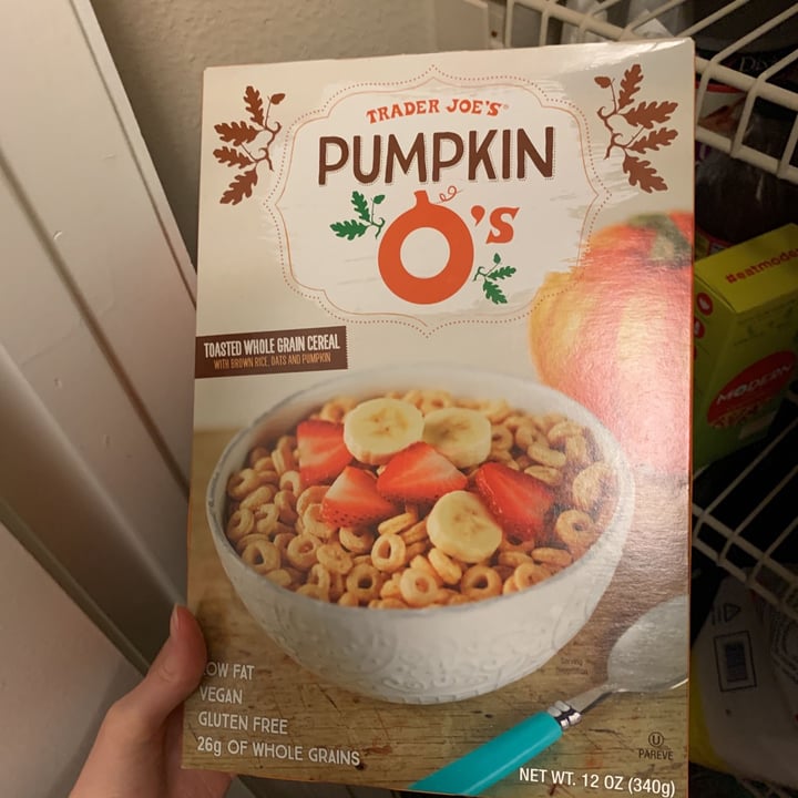 photo of Trader Joe's Pumpkin O's shared by @mmadsen15 on  27 Sep 2020 - review
