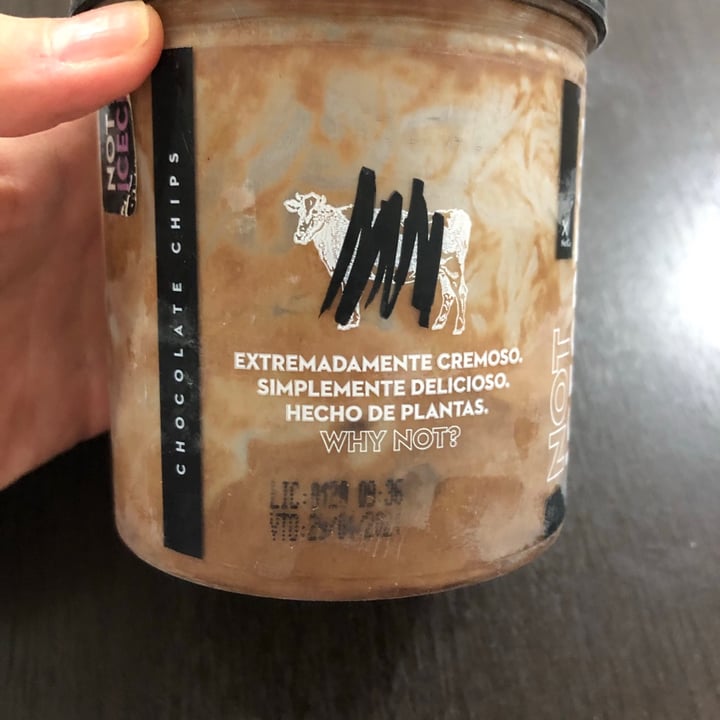 review photo of NotCo Not Icecream Chocolate Chips shared by @malenatravaini on 29 May 2020 - review