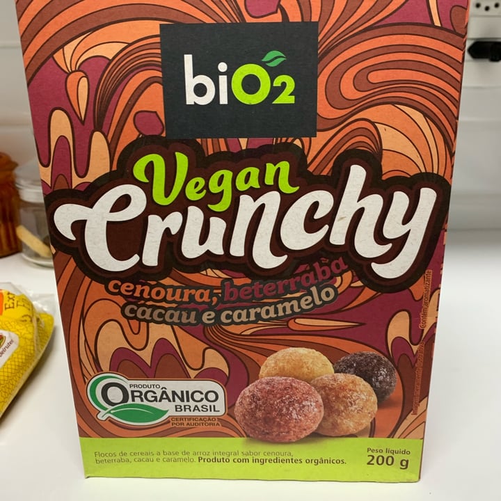 photo of biO2 Vegan Crunchy Cereal Matinal Cenoura, Beterraba, Cacau E Caramelo shared by @alenolasco on  08 May 2022 - review