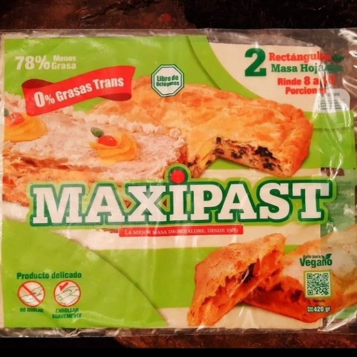 photo of Maxipast Masa hojaldre shared by @vegantells on  14 Nov 2021 - review