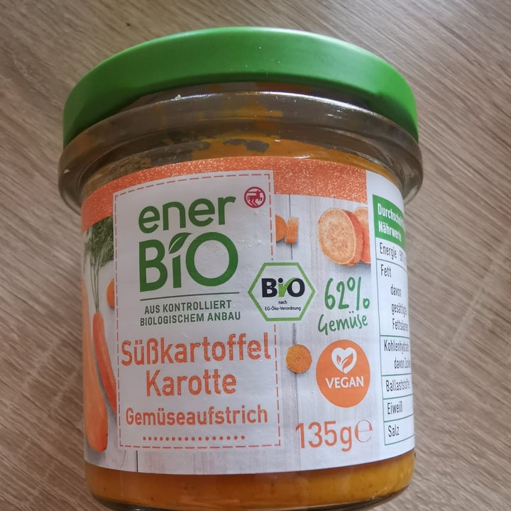 review photo of enerBio Süßkartoffel Karotte Gemüseaufstrich shared by @imahappyhonk on 17 Apr 2022 - review