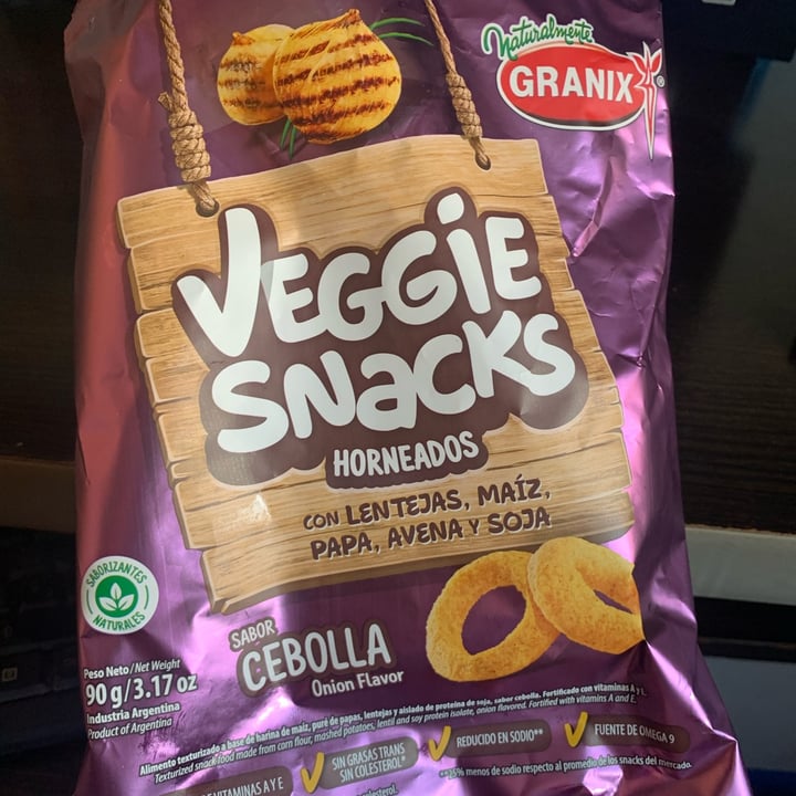 photo of Veggie snacks veggie snacks sabor cebolla shared by @naleuem on  13 Apr 2022 - review