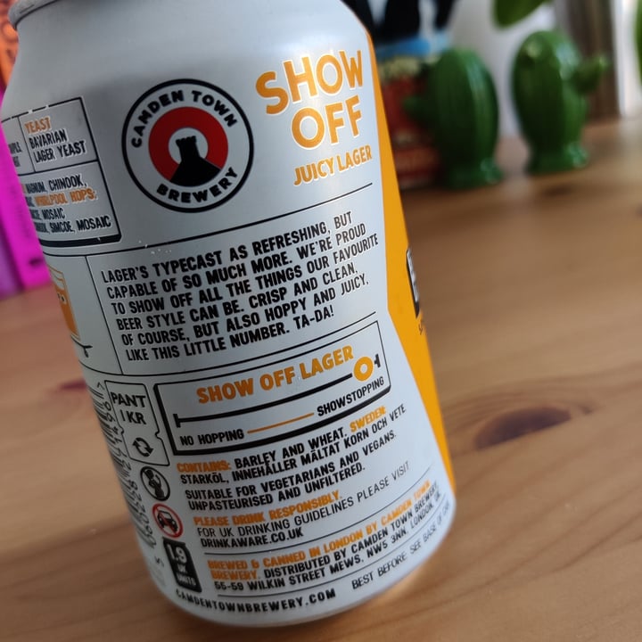 photo of Camden Town Brewery Show off juicy lager shared by @jontybuk on  25 May 2021 - review