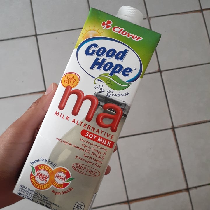 photo of Clover good hope enriched soy milk shared by @vegancheez on  23 Dec 2020 - review