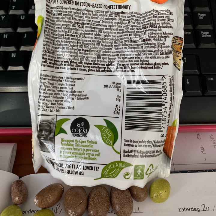 review photo of Hands Off My Chocolate Bites Peanut shared by @dieneke on 18 Nov 2021 - review