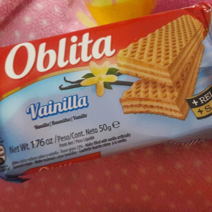 review photo of Oblita Obleas sabor vainilla shared by @veggimimi on 28 Mar 2020 - review