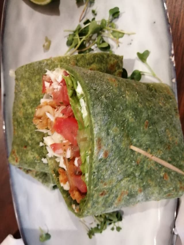 Foto del plato “Jackfruit Wrap”