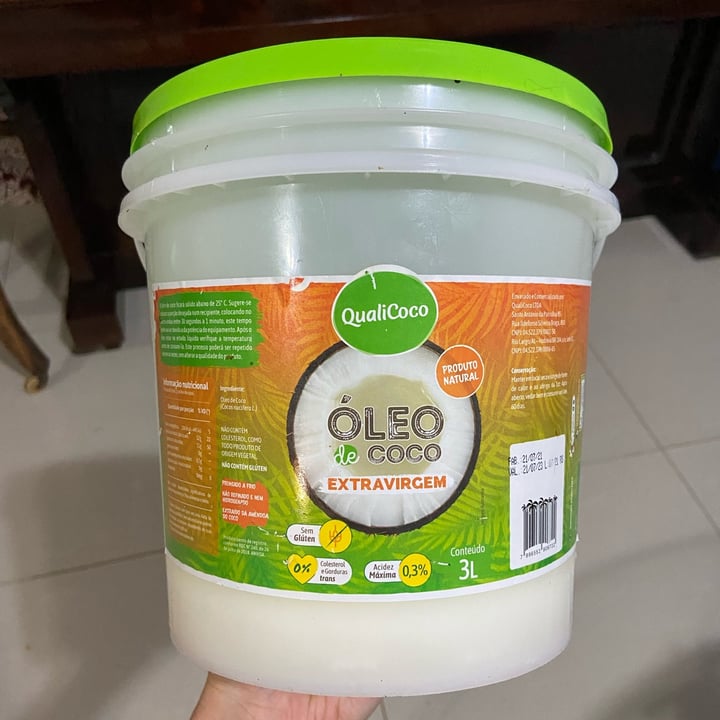 photo of Qualicoco Óleo de côco extravirgem shared by @anavieira on  19 Apr 2022 - review