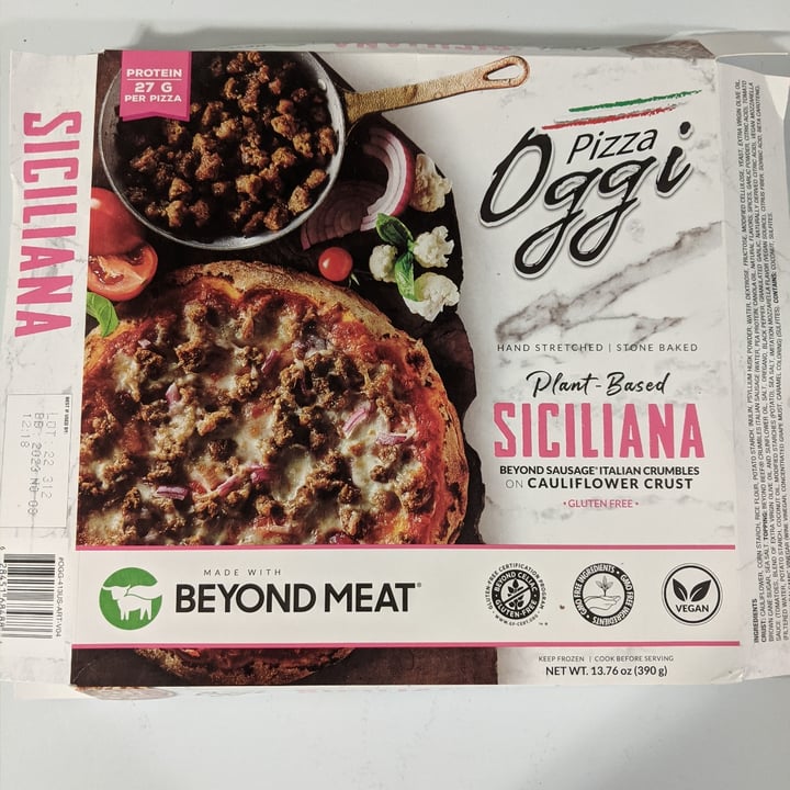 photo of Pizza Oggi Siciliana Pizza shared by @tina360 on  14 Dec 2022 - review