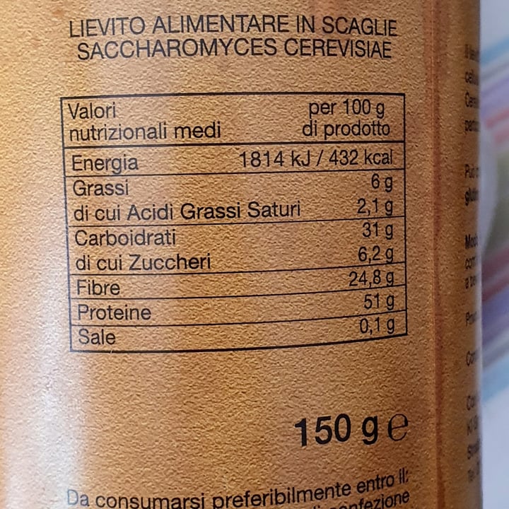 photo of Ki group Lievito alimentare in polvere shared by @francescarest on  11 May 2022 - review