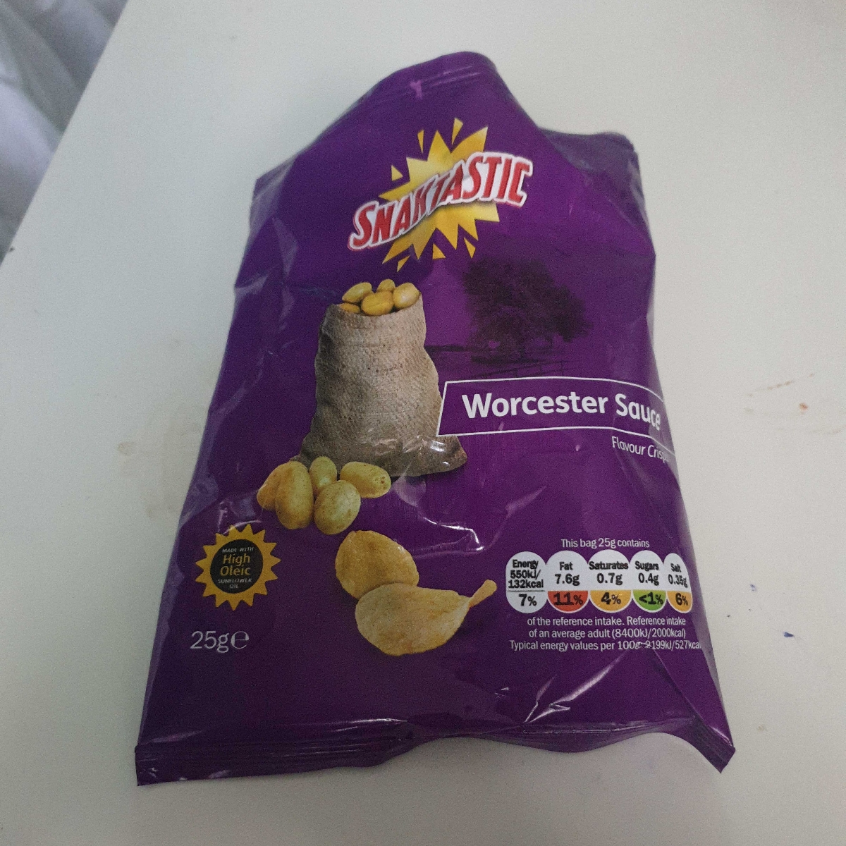 Snaktastic Worcester sauce crisps Reviews | abillion