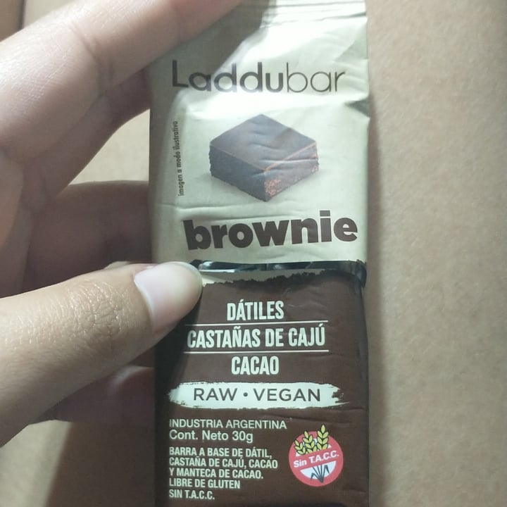 photo of Laddubar Barra sabor Brownie shared by @xiomara99 on  24 Jul 2022 - review