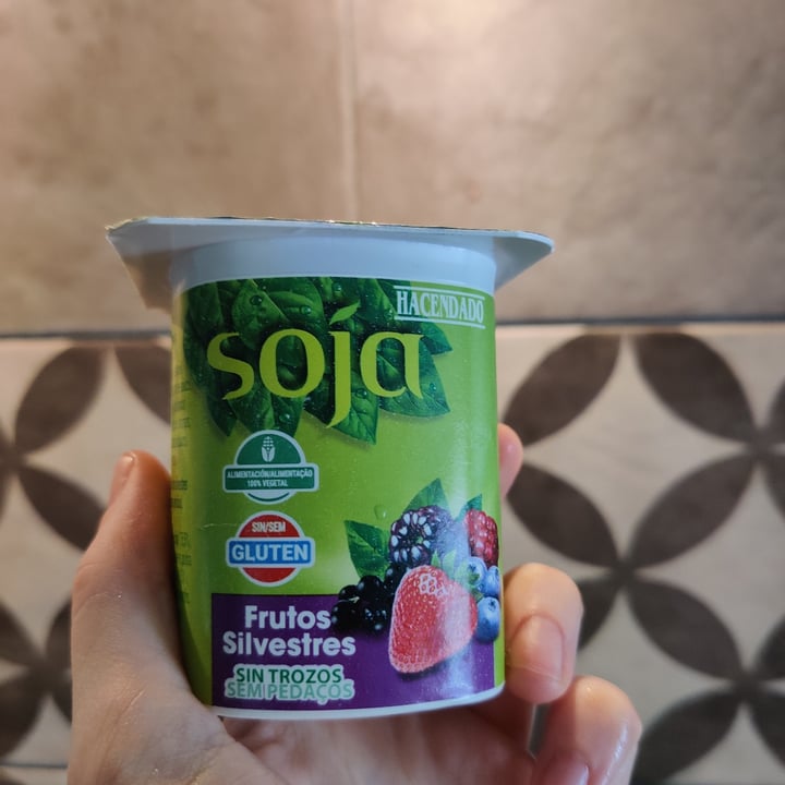 photo of Hacendado Iogurt de soja frutos silvestres shared by @katerinapap on  05 Sep 2022 - review