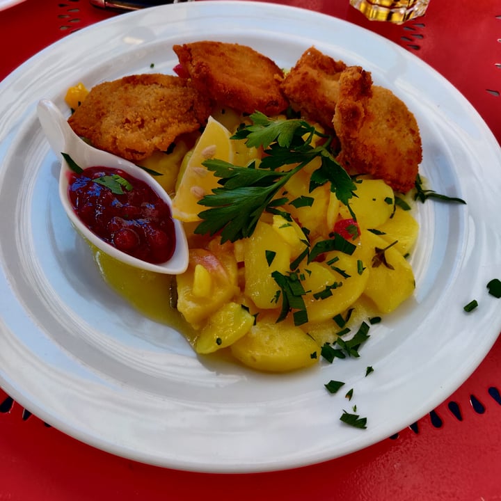 photo of Harvest Café-Bistrot Veganer Schnitzel aus Soja shared by @andras on  02 Sep 2020 - review