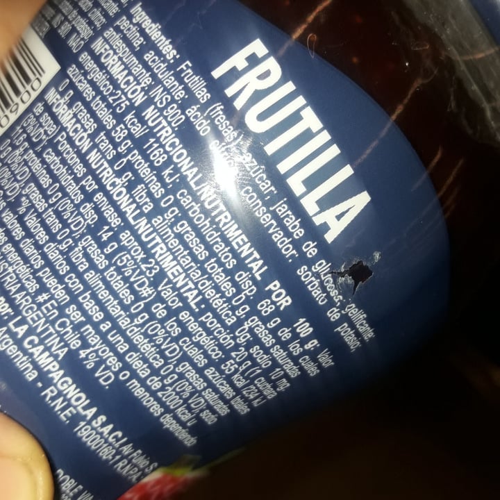review photo of La Campagnola Mermelada De Frutilla shared by @bianmontenegro on 26 Aug 2020 - review