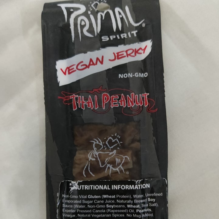 photo of Primal Spirit Vegan Jerky Thai peanut shared by @lysergicmo on  15 Oct 2022 - review