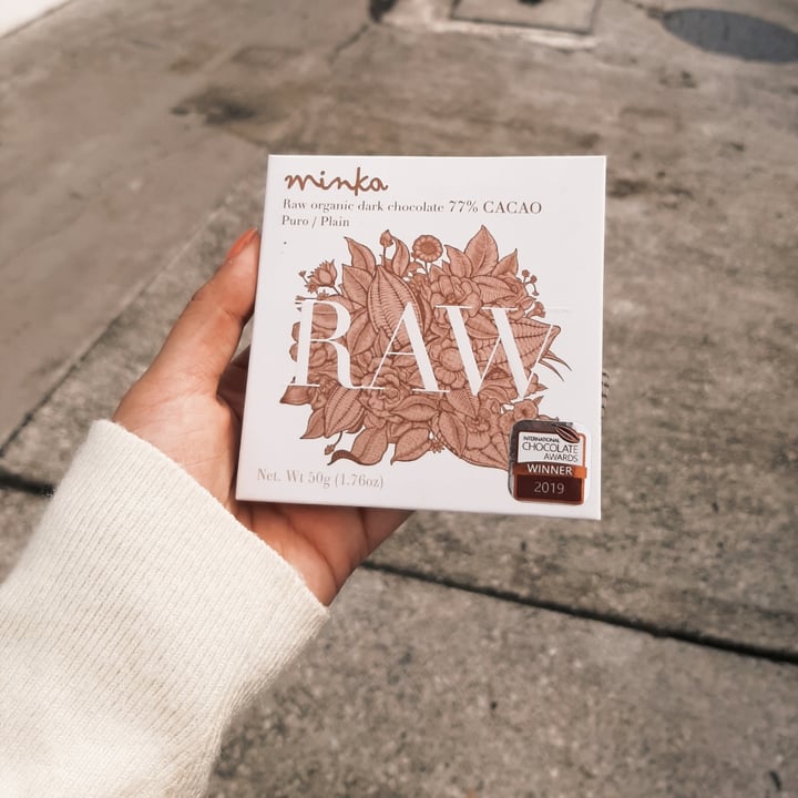 review photo of Raw minka Raw Organic Dark Chocolate shared by @mishely on 21 Dec 2021 - review