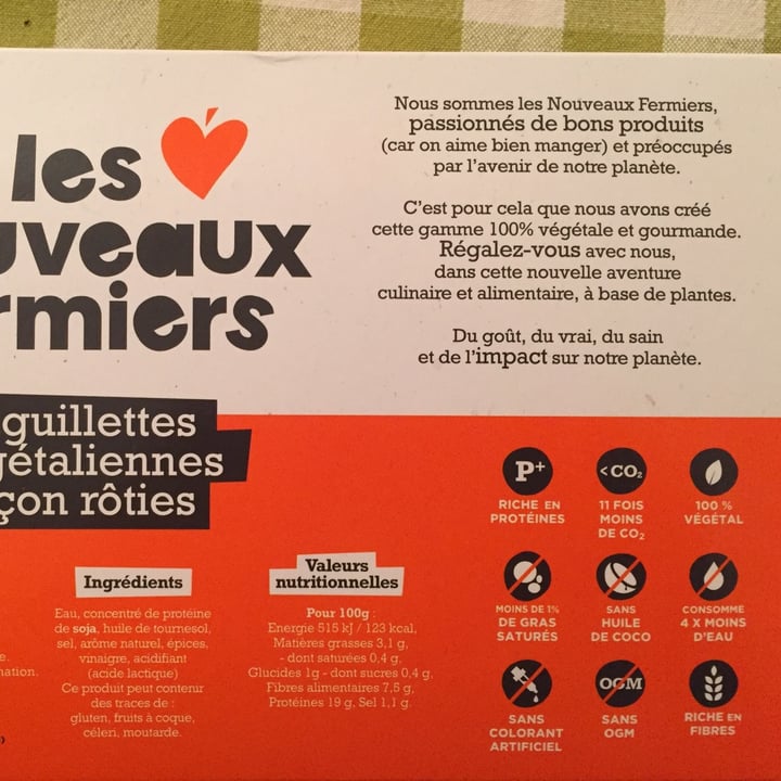 photo of Les Nouveaux Fermiers Aiguillettes végétales shared by @marieblue on  02 Oct 2020 - review