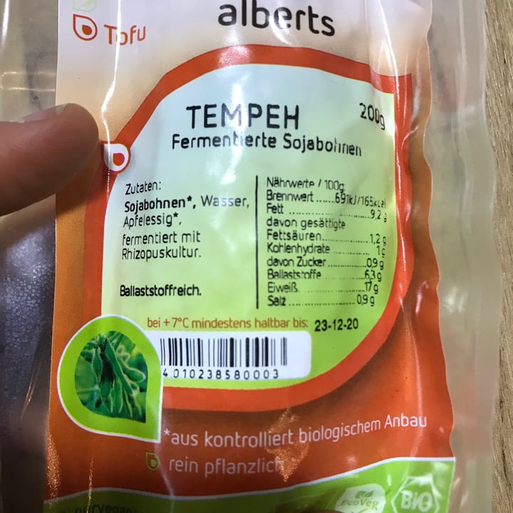 photo of Alberts Tempeh shared by @david- on  02 Dec 2020 - review