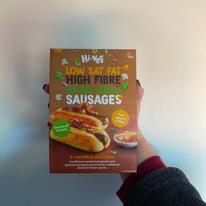 photo of Hi-veg Saag Aloo Sausages shared by @thesunflowergrl on  26 Nov 2020 - review