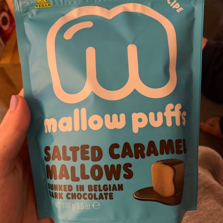 photo of Mallow puffs Salted Caramel Mallows in Dark Chocolate shared by @zoehamill on  15 Feb 2021 - review