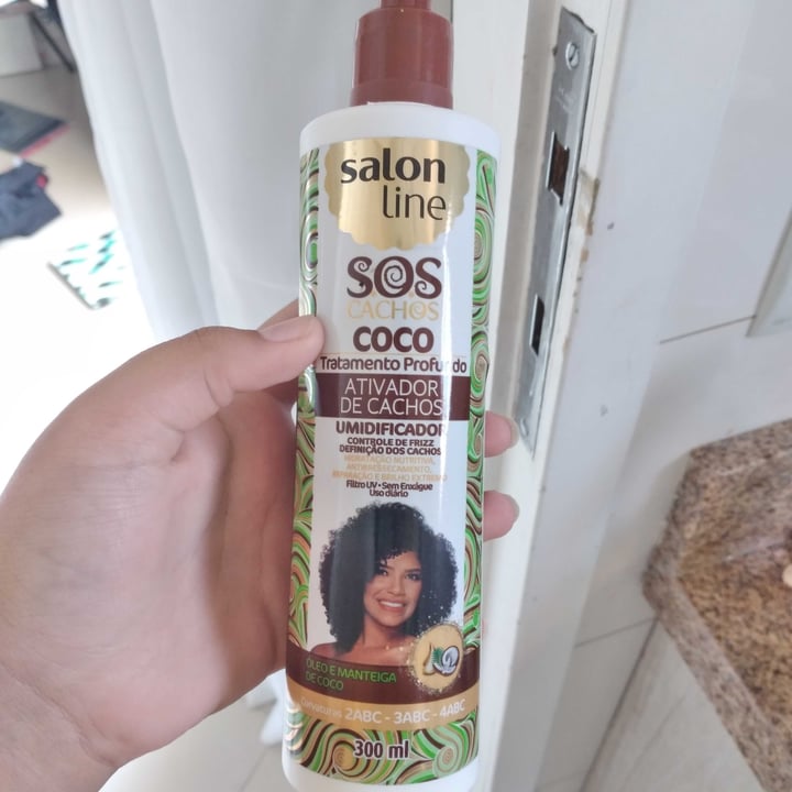 photo of Salon line SOS cachos COCO ativador de cachos shared by @melissasantos on  19 Sep 2021 - review