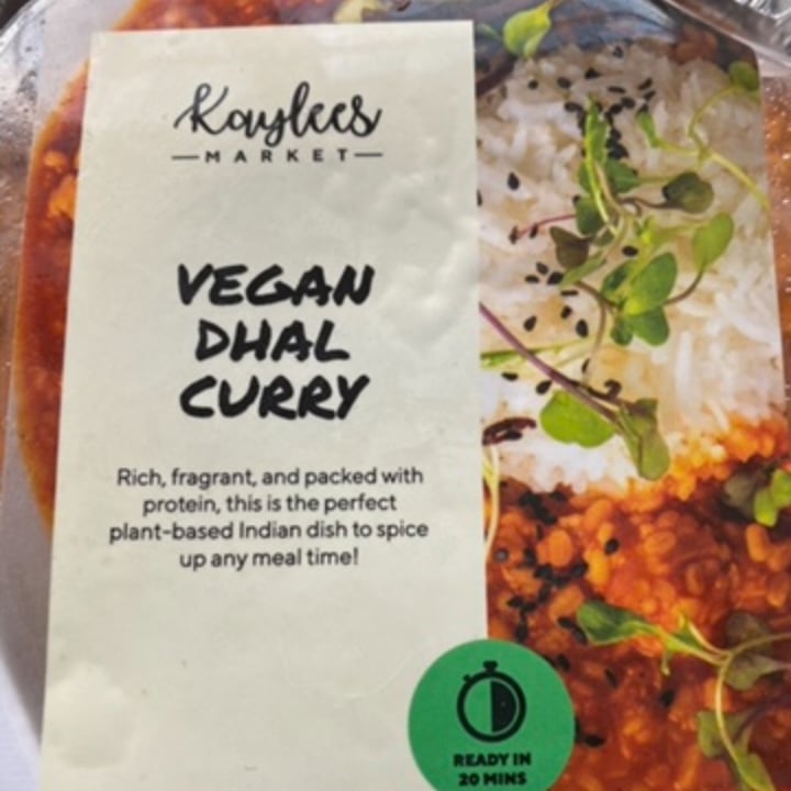 photo of Kaylees market Vegan Dhal curry shared by @andrew309 on  18 Dec 2021 - review