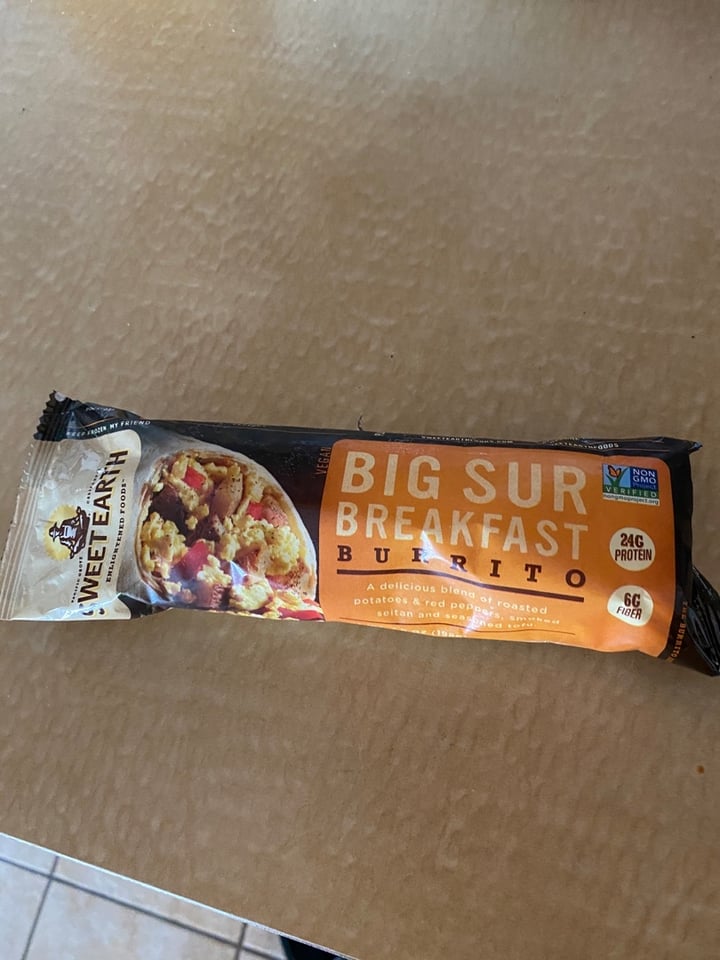 photo of Sweet Earth Big Sur Breakfast Burrito shared by @pokemike65 on  11 Apr 2020 - review