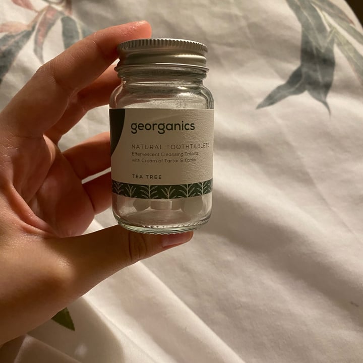 review photo of Georganics Natural Toothtablets - Tea Tree shared by @rebeccasechi on 27 Jun 2022 - review