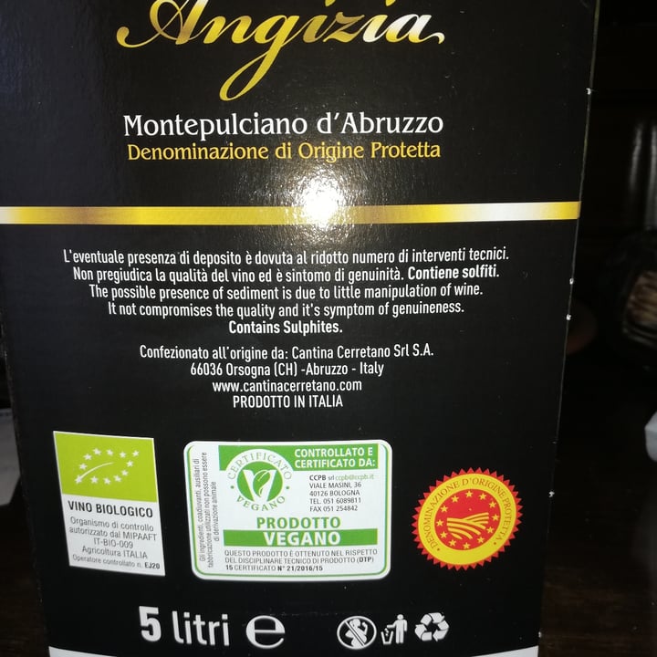 photo of Cantina Il Cerretano Montepulciano d'Abruzzo - Bio Angizia shared by @antonella58 on  02 Jul 2022 - review