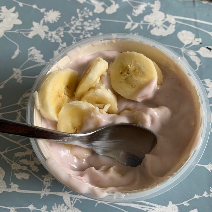 review photo of Nush Almond Milk Yog Peach Melba shared by @veganfaeriee on 09 Mar 2020 - review