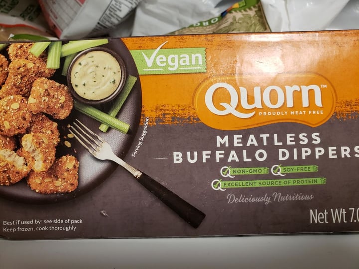 review photo of Quorn Meatless Buffalo dippers shared by @aarlover20 on 17 Dec 2019 - review