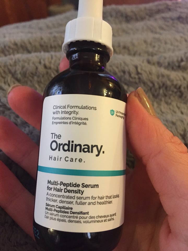 photo of The Ordinary Multi-peptide serum for hair density shared by @mallory17 on  29 Oct 2019 - review