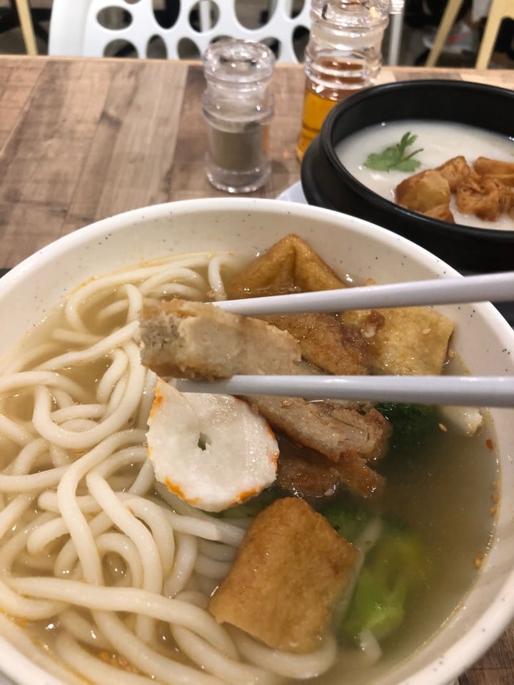review photo of Nature Cafe Spicy Udon with Fried ‘Chicken’ Cutlet shared by @eritakay on 05 Nov 2018 - review