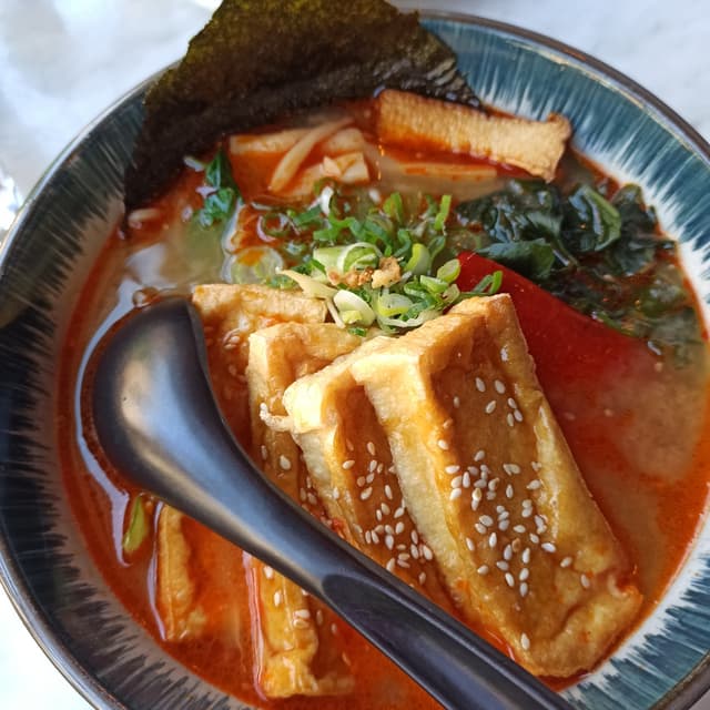 Photo of the dish “Spicy Veggie Togu Miso Ramen”