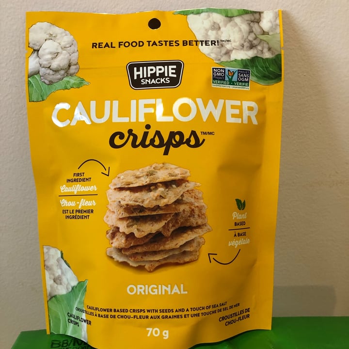 photo of Hippie Snacks Cauliflower Crisps Original shared by @lilakola on  11 Feb 2021 - review