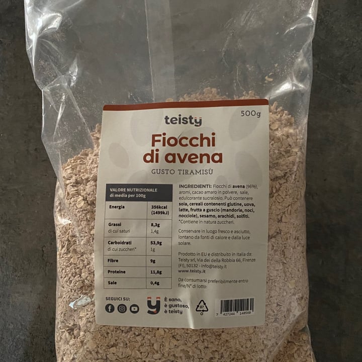 photo of teisty Fiocchi di Avena Baby Tiramisù shared by @loredanadeblasio on  29 Aug 2021 - review