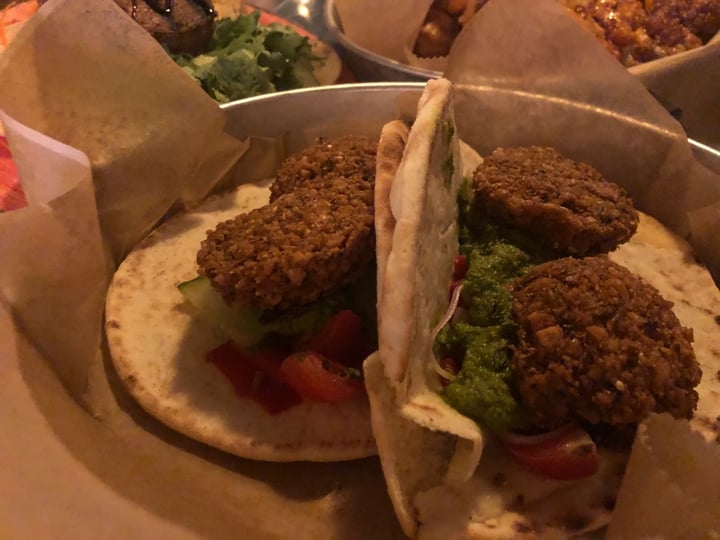 review photo of Big Grove Brewery & Taproom Falafel Flatbread shared by @shawnaleigh on 19 Dec 2019 - review
