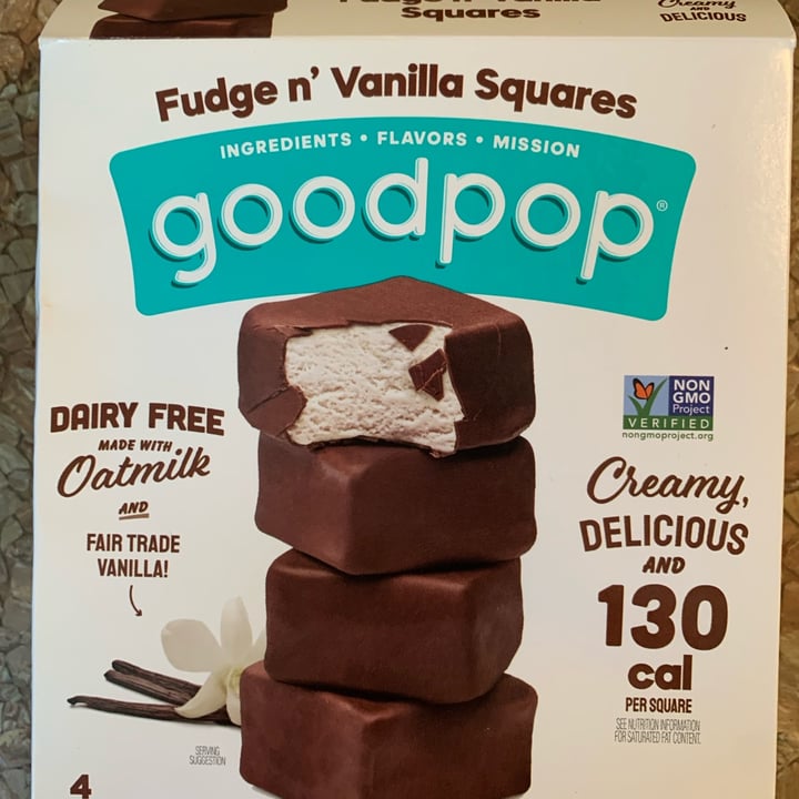 photo of Goodpop Fudge and vanilla squares shared by @justjanet on  29 May 2022 - review