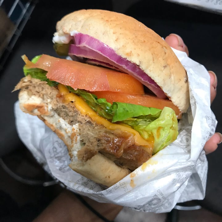 photo of VeganBurg Singapore Smokey BBQ burger shared by @alyrauff on  07 Jul 2018 - review