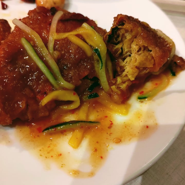 photo of LingZhi Vegetarian - Liat Towers Vegetarian fish with Thai sauce shared by @stevenneoh on  05 Jul 2022 - review