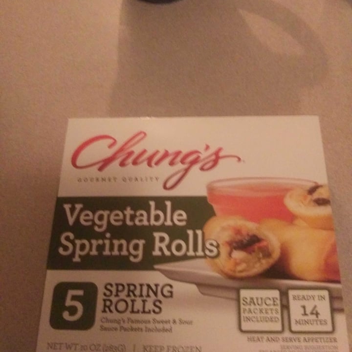 photo of Chung's Vegetable Spring Rolls shared by @michele67 on  16 Oct 2021 - review