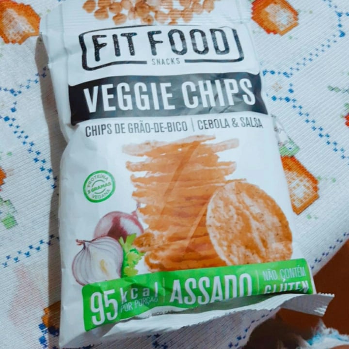 review photo of Fit Food Veggie chips grão de bico cebola e salsa shared by @ellexz on 09 Jan 2022 - review
